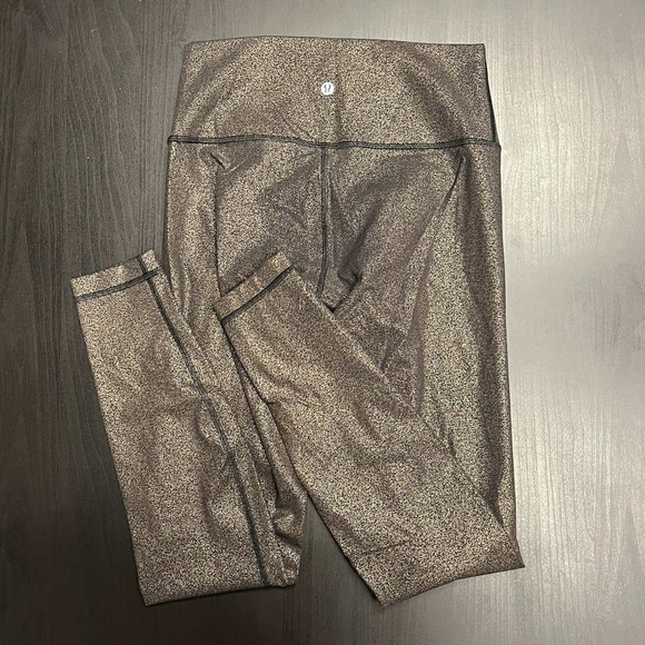 Lululemon Wunder Under High-Rise Tight *Foil - Sz 6 - Picture 3 of 4